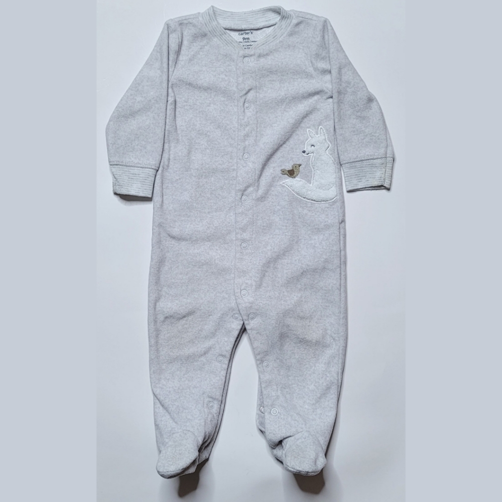 Fox Snap-Up Fleece Sleep & Play- 9M US